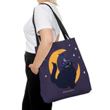 Moon Cat Tote Bag