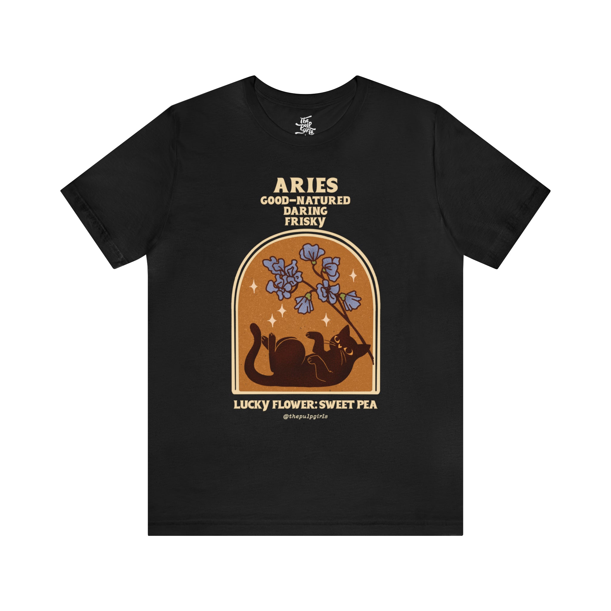 Aries Cat Astrology Tee