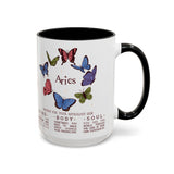 Aries Butterfly Astrology Mug