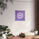 222 Angel Number Matte Art Print