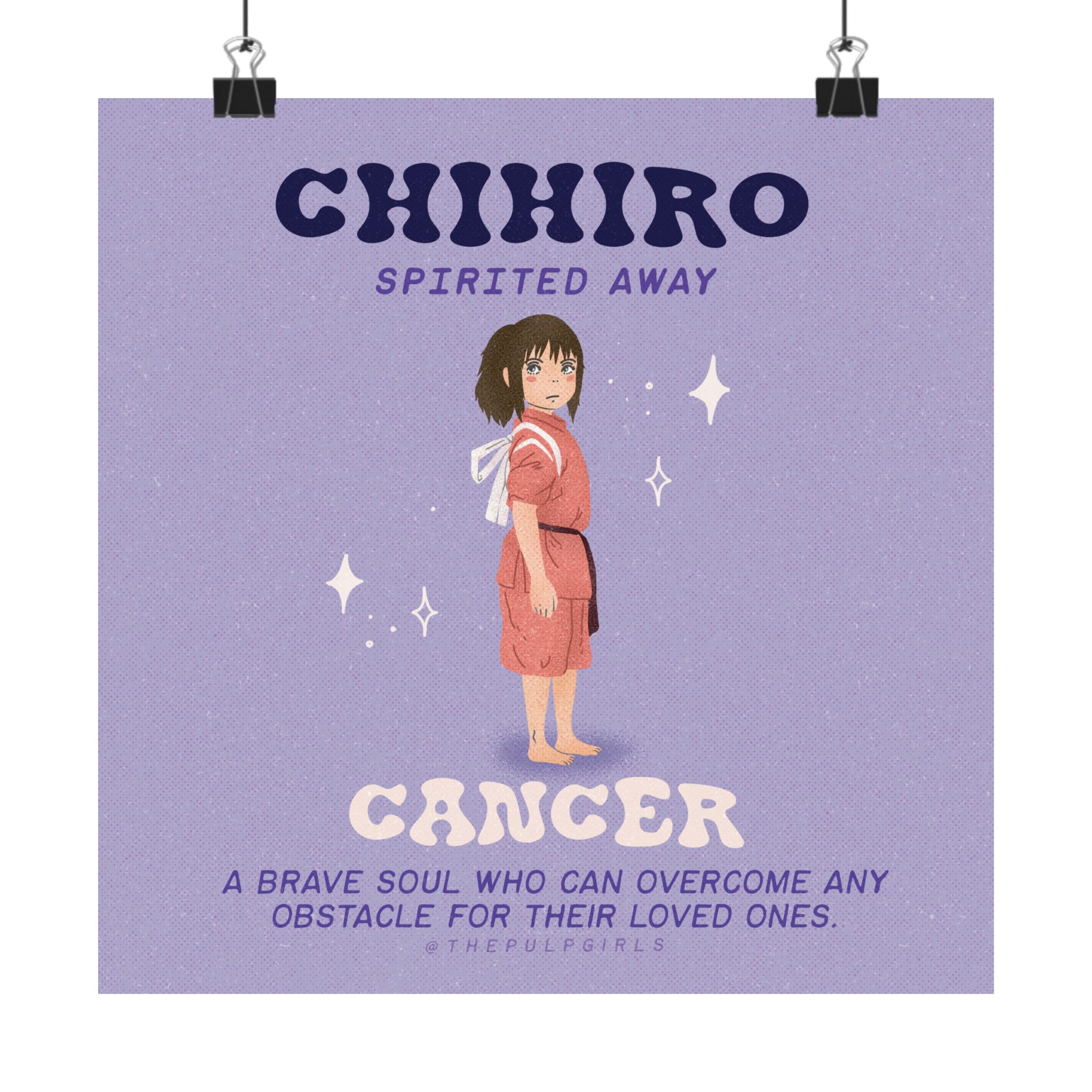 Studio Ghibli Fan - Chihiro - Cancer - Art Print