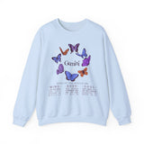 Gemini Butterfly Astrology Crewneck