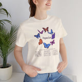 Aquarius Astrology Butterfly Tee