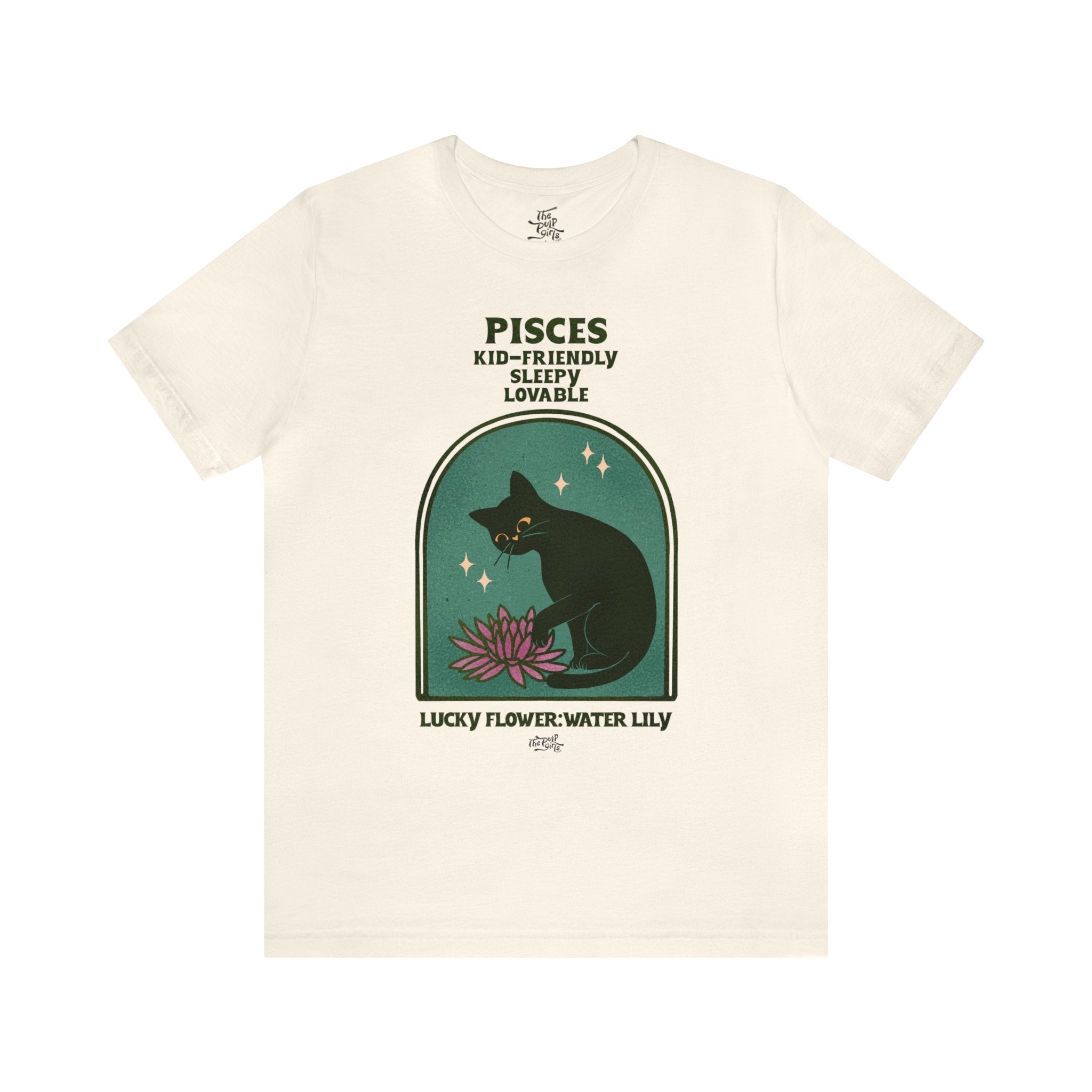 Pisces Cat Astrology Tee