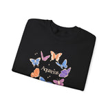 Aquarius Butterfly Astrology Crewneck