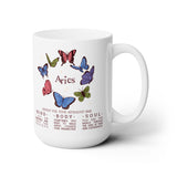 Aries Butterfly Astrology Mug 15oz