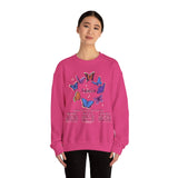 Aquarius Butterfly Astrology Crewneck