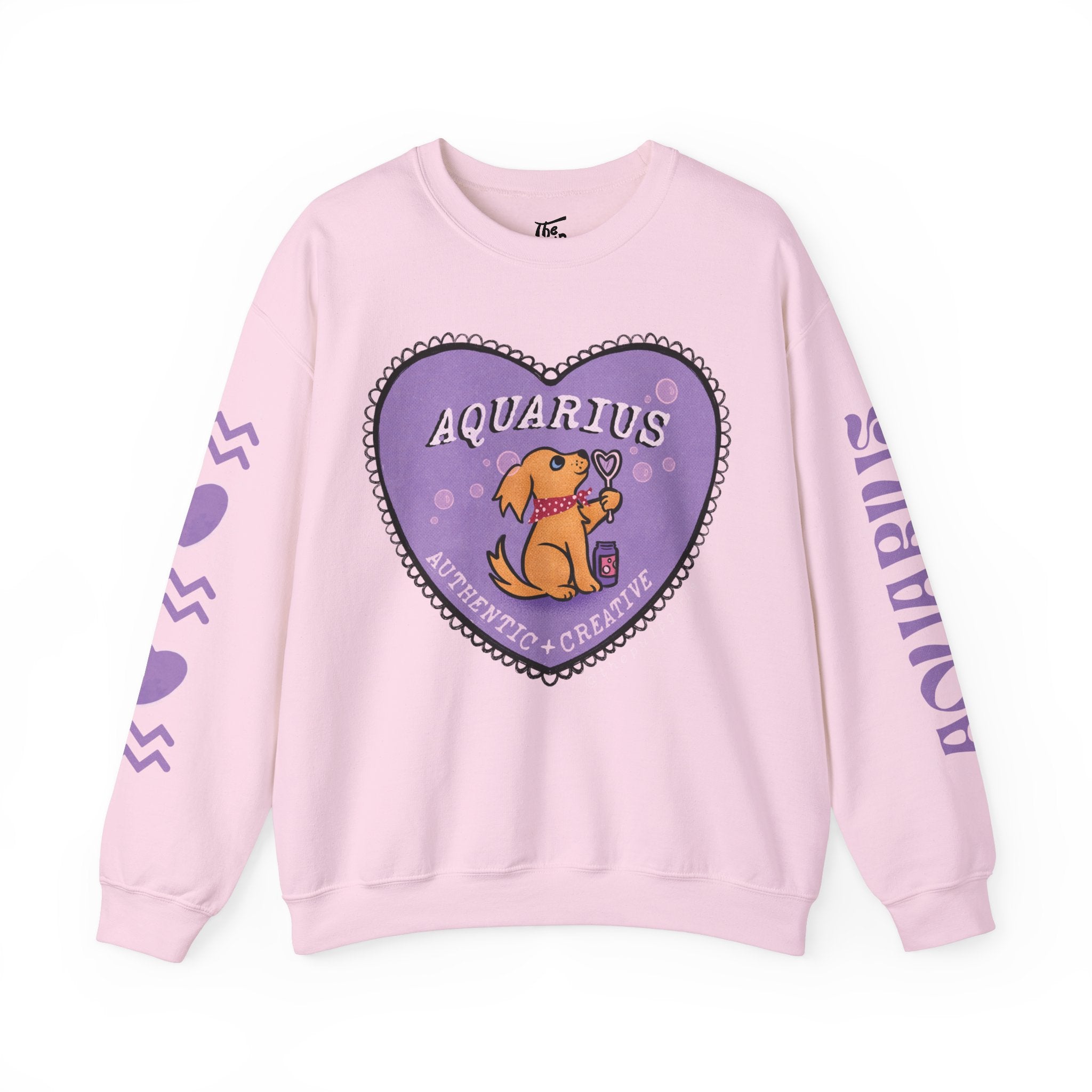 Aquarius Lover Dog Astrology Crewneck