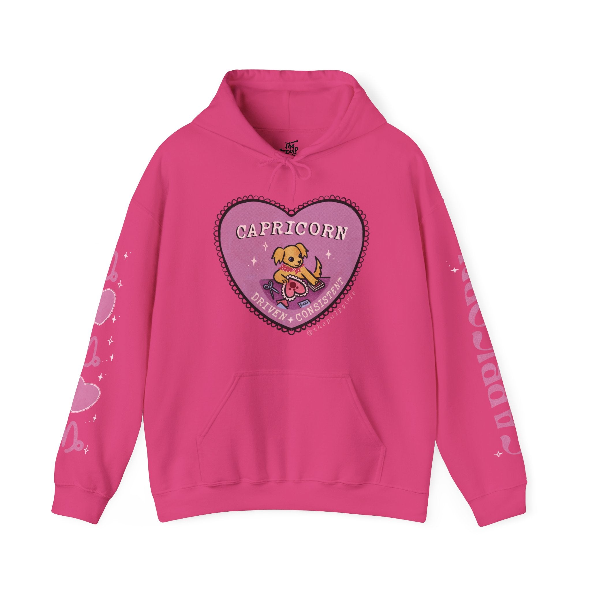 Capricorn Lover Dog Astrology Hoodie