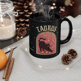 Taurus Spooky Cat Astrology Mug