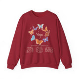 Virgo Butterfly Astrology Crewneck