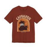 Capricorn Spooky Cat Astrology Tee