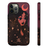 Moon Girl Phone Case - Red