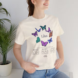 Libra Astrology Butterfly Tee