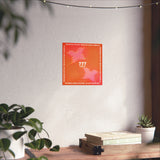 777 Angel Number Matte Art Print