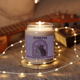 Scorpio Cat Astrology Candle