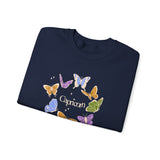 Capricorn Butterfly Astrology Crewneck