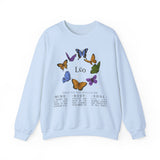 Leo Butterfly Astrology Crewneck