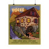 Pisces Autumn Home Astrology Art Print