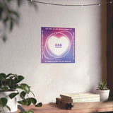 888 Angel Number Matte Art Print