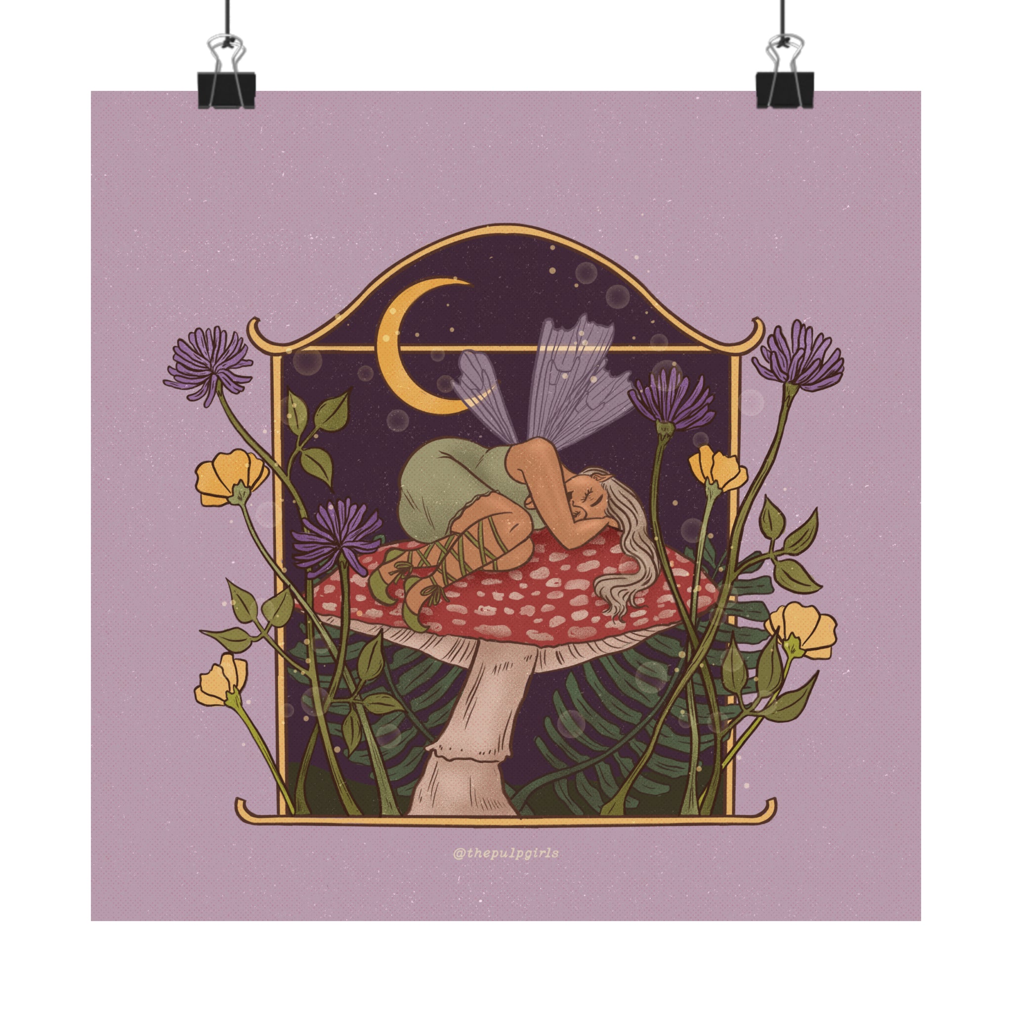 The Mushroom Fairy Art Print