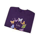 Leo Butterfly Astrology Crewneck