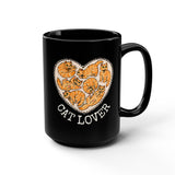 Orange Cat Lover Mug 15oz
