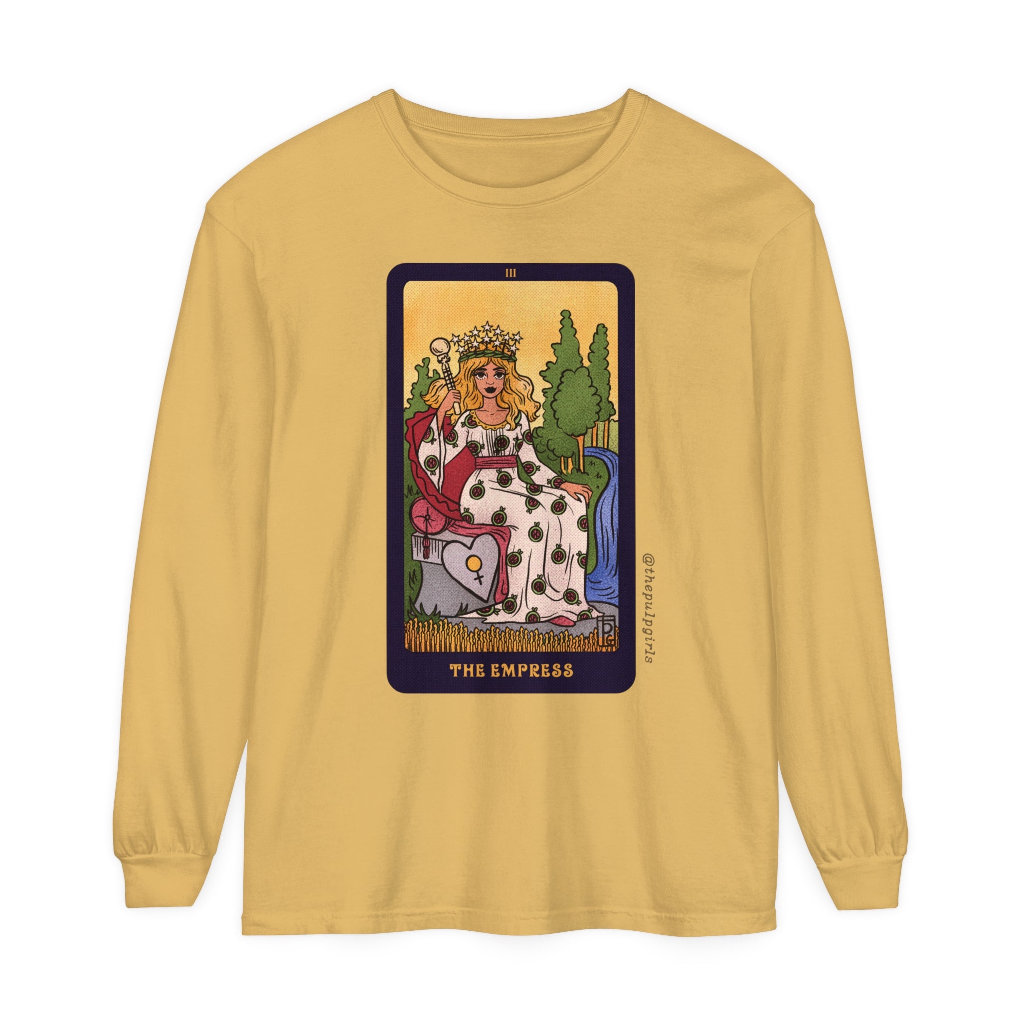 The Empress Tarot Long Sleeve Tee