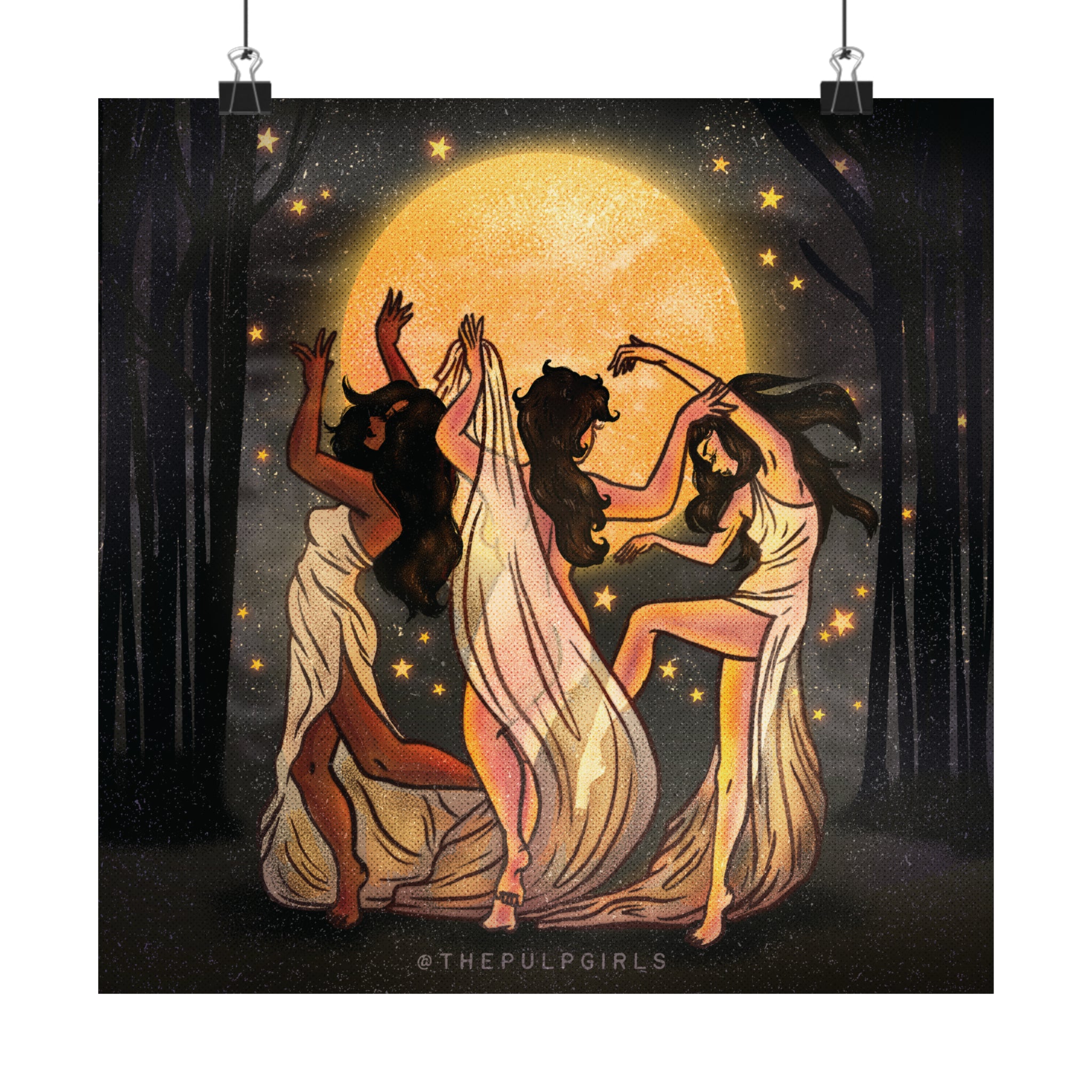 Sisters of the Moon Matte Art Print