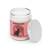 Aquarius Cat Astrology Candle