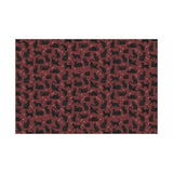 Black Cat Wrapping Paper - Vineyard Red