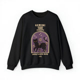 Gemini Cat Astrology Crewneck