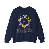 Leo Butterfly Astrology Crewneck