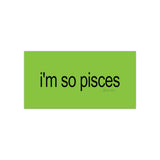 i'm so pisces brat Bumper Sticker
