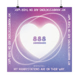 888 Angel Number Matte Art Print