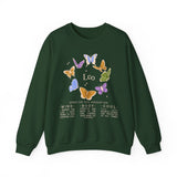 Leo Butterfly Astrology Crewneck