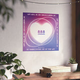 888 Angel Number Matte Art Print