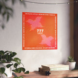 777 Angel Number Matte Art Print
