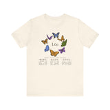 Leo Astrology Butterfly Tee