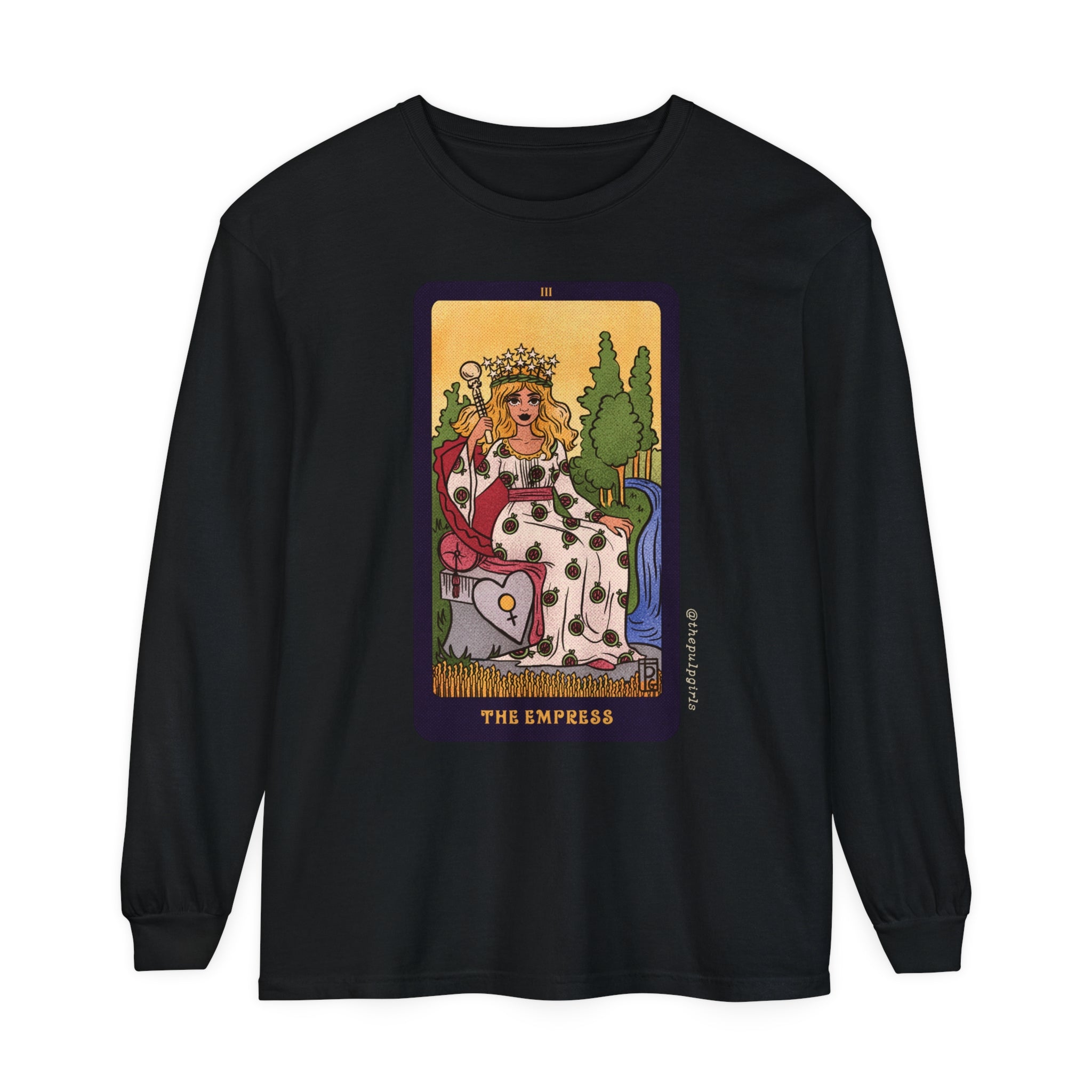 The Empress Tarot Long Sleeve Tee