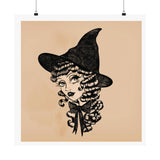Curious Witch Matte Art Print