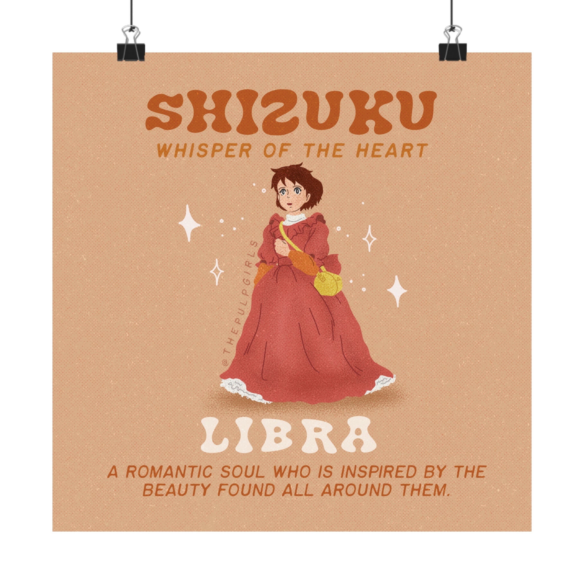 Studio Ghibli Fan - Shizuku - Libra - Art Print