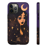 Moon Girl Phone Case - Purple