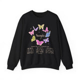 Scorpio Butterfly Astrology Crewneck