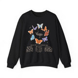 Virgo Butterfly Astrology Crewneck