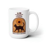 Leo Cat Astrology Mug