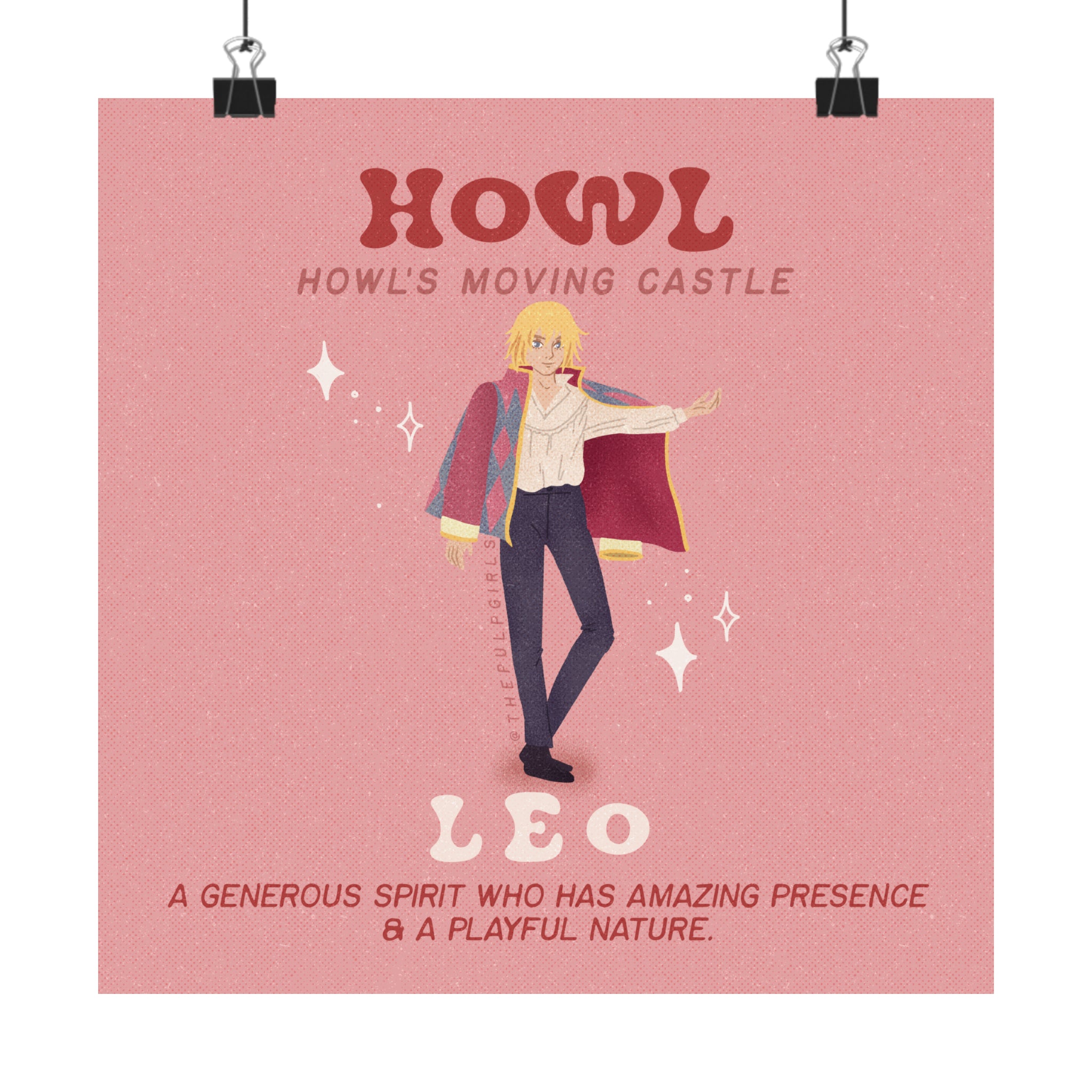 Studio Ghibli Fan - Howl - Leo - Art Print