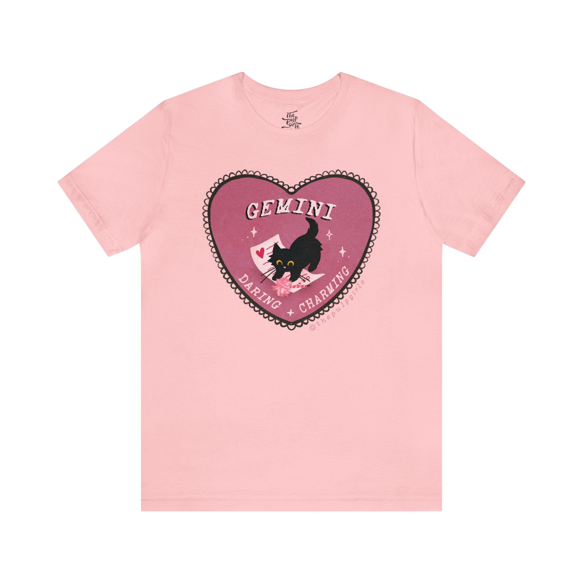 Gemini Love Cat Astrology Tee