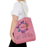 Pisces Butterfly Astrology Tote