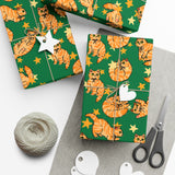 Orange Cat Lover Gift Wrap Papers